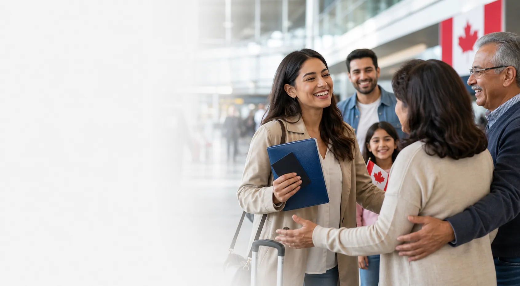 Young traveler preparing International Experience Canada work permit plans